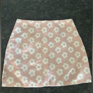 floral skirt